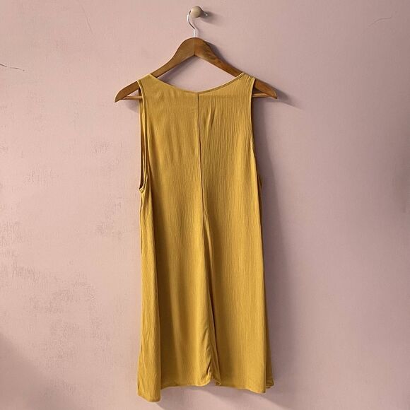 Forever 21 NWOT Mustard Yellow Tank Dress Size M - Picture 3 of 10